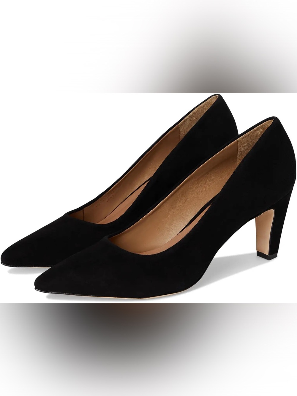 Bernardo Giselle Classic Black Suede Pointed-Toe Women's Pumps Size 8 MSRP $238